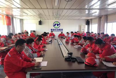 俊源石油組織開(kāi)展全廠(chǎng)停電、停水、停氣(汽)事故桌面推演